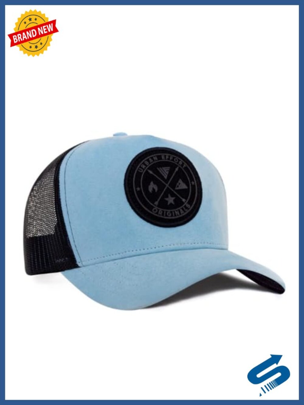 Trucker Hat Mesh Back Baseball Cap 5 Panel Snapback Adjustable